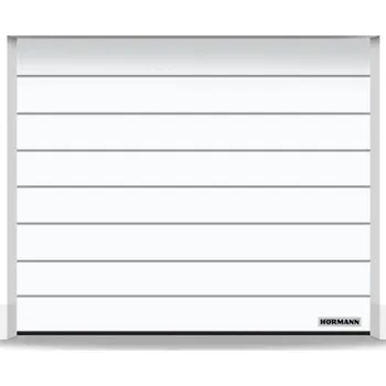 Hörmann Hormann garážová sekční vrata Woodgrain RAL 9016 dopravní bílá s pohonem ProLift 700 Rozměr vrat: 2375 x 2000 mm