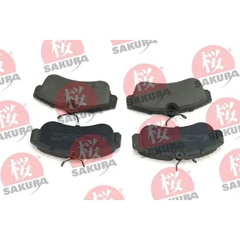 Brzdová destička Sada brzdových destiček, kotoučová brzda SAKURA 600-10-4100