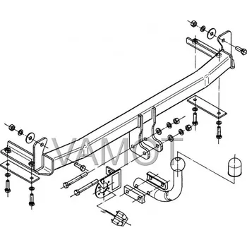 Tažné zařízení Tažné zařízení Seat Cordoba coupe (1996 - 1999) (4706)
