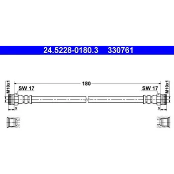 Brzdová hadice Brzdová hadice ATE 24.5228-0180.3