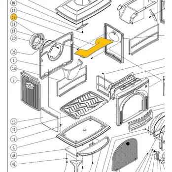 Krbová kamna JOTUL Deflektor F 8 TD; ND 10194112