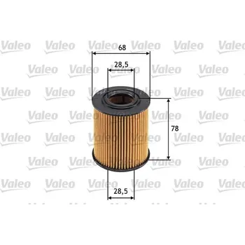 Filtr do auta Olejový filtr VALEO 586528