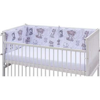 Scarlett Mantinel do postýlky 4dílný - Fera - 210 x 40 cm - béžová