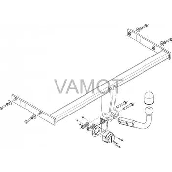 Auto-moto Tažné zařízení VW Golf VII, Sportsvan (2014 - 2017 (VII)) (4093)