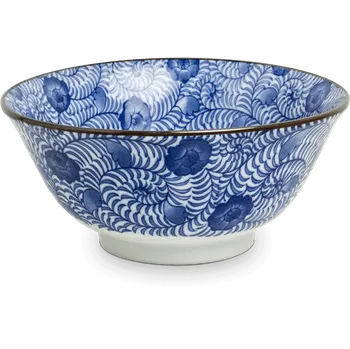 Sada nádobí Made in Japan Japonská porcelánová miska Spiral Karakusa - Flower 15 cm
