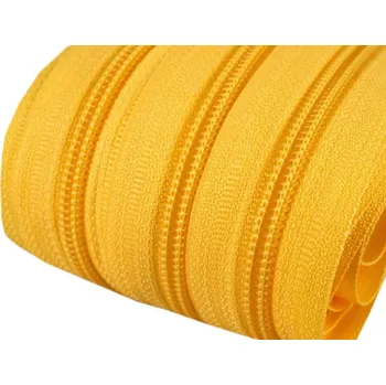 Zip Zip spirálový v metráži 5mm žlutá