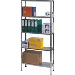 HTI Univerzální policový regál 5 pol. pozink - 50 kg/pol MC-4847