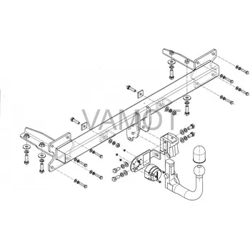 Tažné zařízení Tažné zařízení Kia Carnival I (1999 - 2006) (5364)