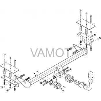 Auto-moto Tažné zařízení Opel Astra III (H) 4D (2008 - 2012 (H)) (4415)