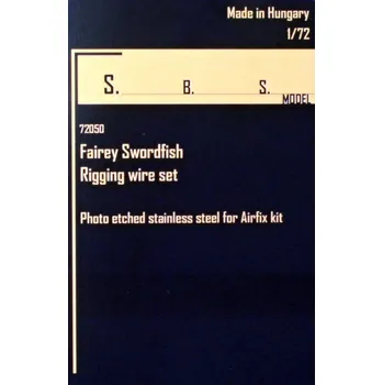 Plastikový model S.B.S model 1/72 Fairey Swordfish Rigging wire set (AIRFIX)