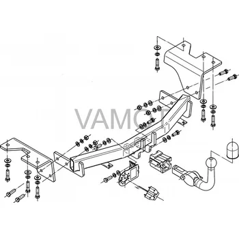 Tažné zařízení Tažné zařízení Toyota Verso 5D (2009 - 2018) (5500)