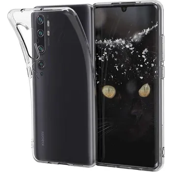 Silikonový kryt pro Xiaomi Mi Note 10 a 10 Pro - Průhledný