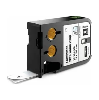 Kotouček do pokladny a tiskárny štítků Dymo originální štítky, Dymo, 1868706, černý tisk/bílý podklad, 21mm x 102mm, 75ks, XTL la 1868706