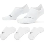 Dámské nízké funkční ponožky Nike EVERYDAY PLUS LIGHTWEIGHT W (3 PAIRS) bílé SX5277-101 - L | UK 8 | US 10,5