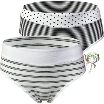 Kalhotky Dámské bavlněné kalhotky - Tinasan duo NBR05 (Balení/2ks) Barva: Bílá, Velikost: L