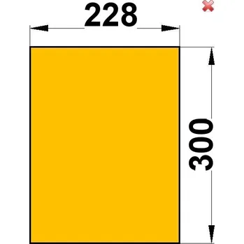 Krbová kamna Příslušenství HAAS+SOHN: Cihla č. 48 (sada 2 kusy); 30 x 228 x 300 - šamot