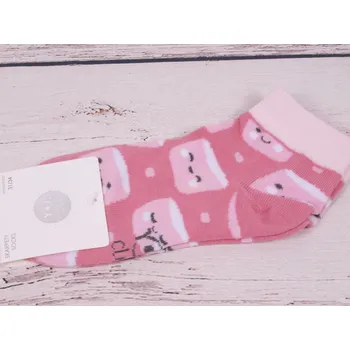 Ponožky YO SKA0023G nízké kotníkové růžové velikosti ponožek: 18-20 ( EUR vel. 27-30)