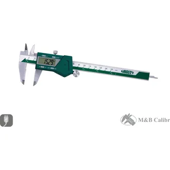 Posuvné měřítko Digitální posuvné měřítko 200/0,01 mm s posuvovým kolečkem ABS INSIZE