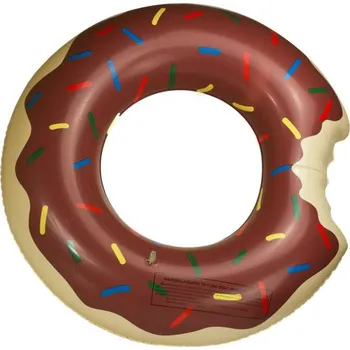 Nafukovací kruh Donut 80 cm, hnědý KX9959_2