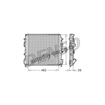 Chladič motoru Chladič motoru DENSO (DE DRM23018)