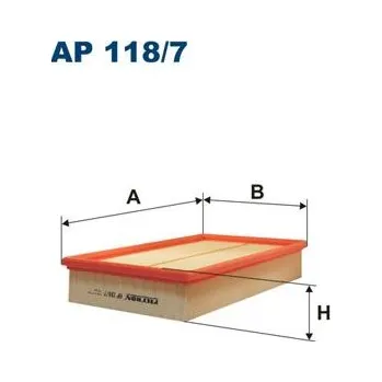 Vzduchový filtr Vzduchový filtr FILTRON AP 118/7
