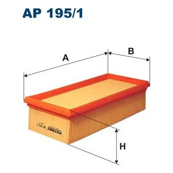 Autodíl Vzduchový filtr FILTRON AP 195/1