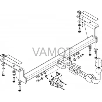 Tažné zařízení Tažné zařízení Toyota Corolla 3/5D (E12) (2002 - 2007 (E12)) (5402)