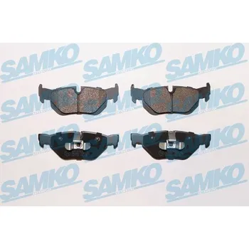 Brzdová destička Sada brzdových destiček, kotoučová brzda SAMKO 5SP1252