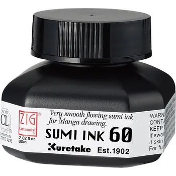 KURETAKE ZIG inkoust SUMI černý 60ml