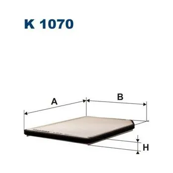 Autodíl Filtr, vzduch v interiéru FILTRON K 1070