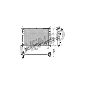 Chladič motoru Chladič motoru DENSO (DE DRM10046)