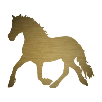 Samolepící dekorace Kůň 088 levá (64 - škrábaný kov zlatý) SAMOLEPKA NA AUTO, NÁLEPKA, FÓLIE, POLEP, TUNING, VLASTNÍ TEXT, TISK, AUTOSAMOLEPKY.cz, POLEPY, OBRÁZEK, LOGO, 3D STICKERS