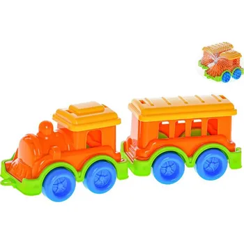 Teddies Vlak s vagónem 19 cm