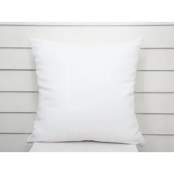 Povlak na polštářek Damaškový povlak na polštář Atlas Gradl DM-006 Bílý - proužky 2 cm 45 x 45 cm