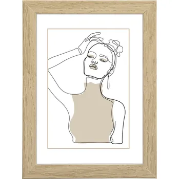 Rám na obraz Hama rámeček dřevěný KOPENHAGEN, dub, 50x70 cm