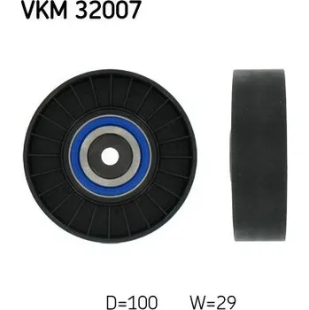 Vratná/vodicí kladka, klínový žebrový řemen SKF VKM 32007