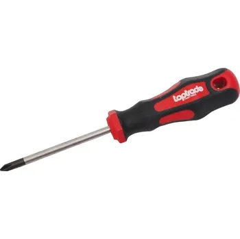 TOPTRADE šroubovák křížový, magnetický, S2, 1 x 75 mm 107821