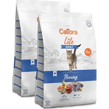 Krmivo pro kočku 2x Calibra Cat Life Adult Herring 6 kg