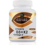 Golden Nature Vitamin D3 2000 I.U.+K2 MK-7+Omega 3 100 cps.