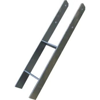 Přístřešek na auto LANIT PLAST, s.r.o. Ocelová kotva H do země, 12 x 12 cm, délka 80 cm Varianta: KARIBU - ocelová H - kotva do země 12 x 12 cm, délka 80 cm (40988) LG1898