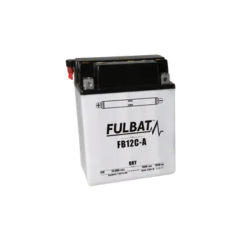 Motobaterie Konvenční motocyklová baterie FULBAT FB12C-A (YB12C-A) Včetně balení kyseliny