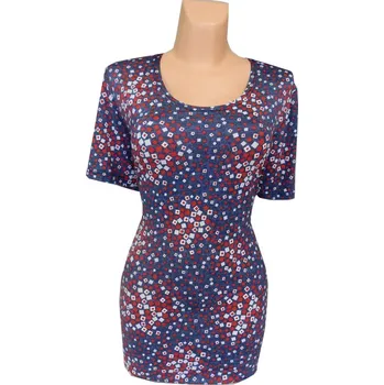 Dámská tunika Halenka MONUJKA, Barva Modrá, Velikost XL 44, Materiál 98% Polyester 2% Lycra