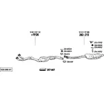 zadní tlumič výfuku Bosal 282-215