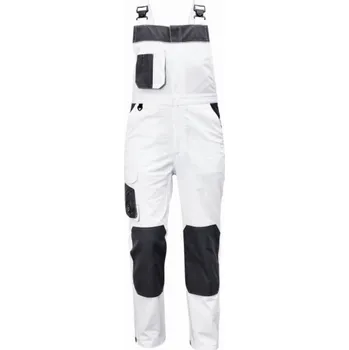 montérky Cerva Kalhoty s laclem CREMORNE bílá 48