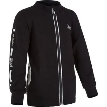 Dětská rozepínací mikina Little Angel Outlast® smyk Reflex černá velikost 122