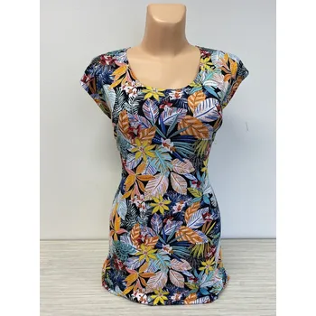 Dámská tunika dámské halenky, Barva Oranžová, Velikost XXL 48, Materiál 96% Viskoza 4% Lycra