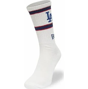 Pánské ponožky Ponožky New Era MLB Premium Los Angeles Dodgers White velikosti ponožek 43-46