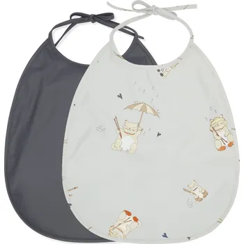 Bryndák Konges Slojd Konges Sløjd Pogumovaný bryndák 2 ks Miso Konges Sløjd 2 Pack Dinner Bib