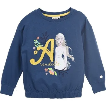Dívčí mikina Tmavě modrá dívčí mikina Disney Frozen Velikost: 128
