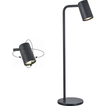 Lampička Mantra 7516 Sal, černá stolní lampa s otočnou hlavou 1xGU10, výška 53,5cm